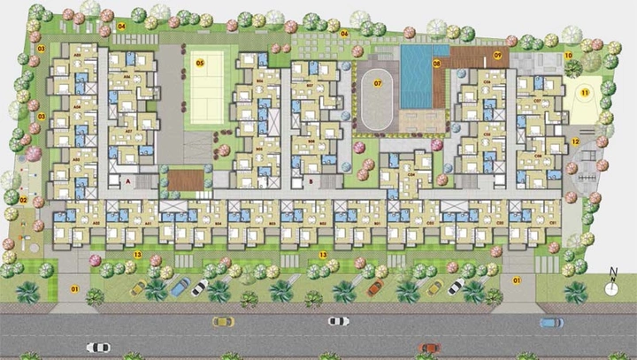 Master Plan of Meda Eternity in Hallehalli, Bangalore - Image 137274