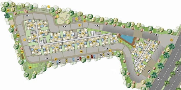 Master Plan of Meda Greens in Kengeri, Bangalore - Image 137284
