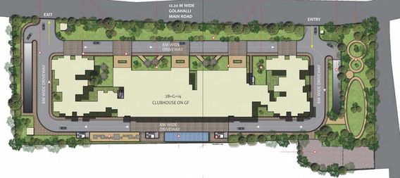 Master Plan of MJR Clique Hydra in Electronic City, Bangalore - Image 137306