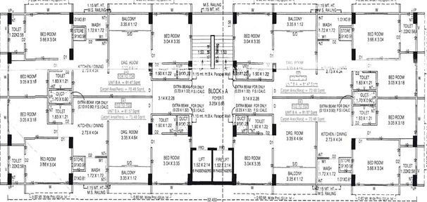 Floor Plan of Shree Sun Premium in Vastral, Ahmedabad - Image 93490