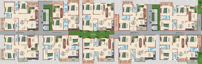 Floor Plan of 5 Elements GR Opal in Yelahanka, Bangalore - Image 137414