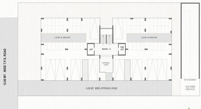 Master Plan of Om Vinayak Bhuvan in Nikol, Ahmedabad - Image 93455
