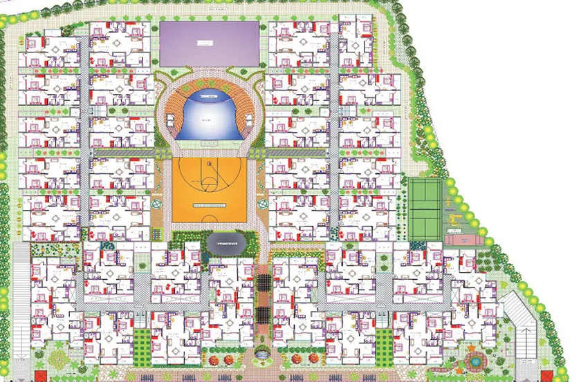 Master Plan of Venkat Windsor East in KR Puram, Bangalore - Image 137452