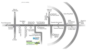 Location of Sanman Trinity Villas - Image 137536