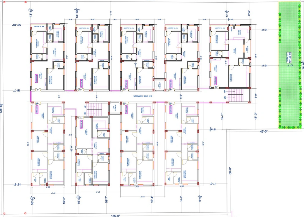 Floor Plan of Skypx Iris in Patancheru, Hyderabad - Image 137554