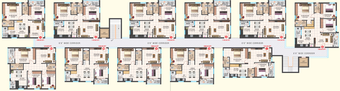Floor Plan of Sri Kamakshi Residency in Bahadurpally, Hyderabad - Image 137667