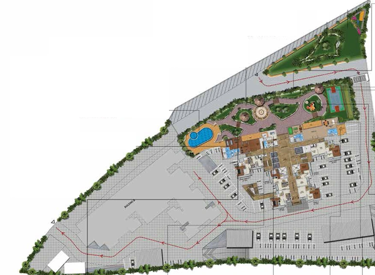 Master Plan of Raunak Next Big in Shilphata, Thane - Image 142999