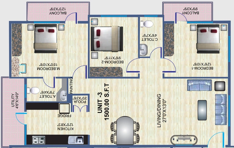 3 BHK Flat in Vinayaka Enclave in BTM Layout, Bangalore - Image 806508