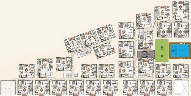 Floor Plan of Sree Adithya Lotus in Krishnarajapuram, Bangalore - Image 137722