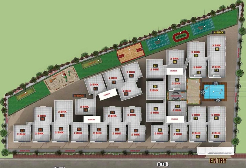 Master Plan of Sree Adithya Lotus in Krishnarajapuram, Bangalore - Image 137723