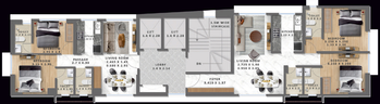 Floor Plan of Grace Palacio in Khar West, Mumbai - Image 93117
