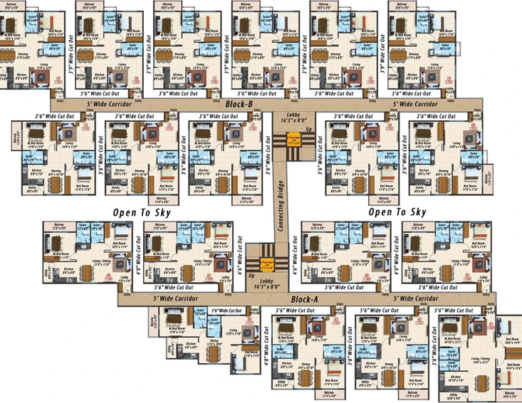 Floor Plan of Sanvi Sankalpam in Nagondanahalli, Bangalore - Image 137870