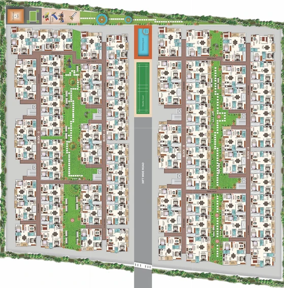 Master Plan of Saranya Shantiniketan in Whitefield, Bangalore - Image 137897