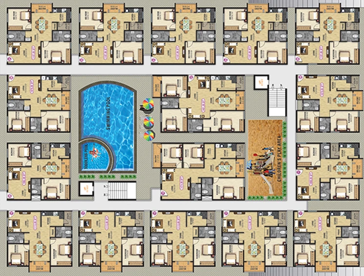 Floor Plan of NCN Srivari in Sarjapur Road, Bangalore - Image 137931