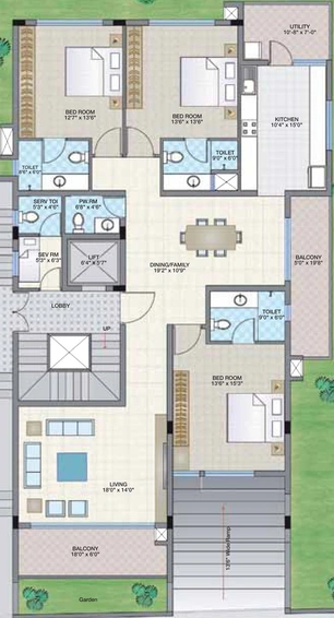 3 BHK Flat in Legacy Aura in Indiranagar, Bangalore - Image 806599