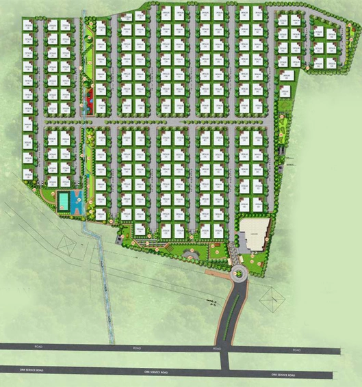 Master Plan of RV Krishang in Raviryal, Hyderabad - Image 137998