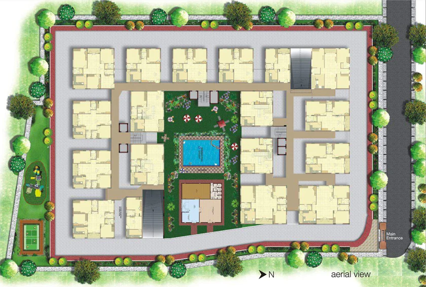 Master Plan of RV Silpa HillTop in Gachibowli, Hyderabad - Image 138045