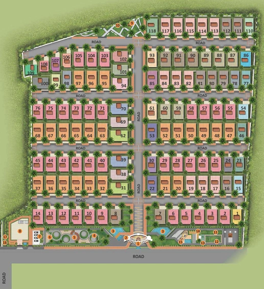 Master Plan of RV Somwrita in Kismatpur, Hyderabad - Image 138061