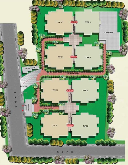 Master Plan of Legacy Dimora in Jakkur, Bangalore - Image 138080
