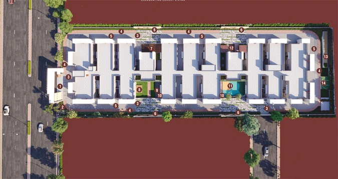 Master Plan of RV Vibhuman in Kondapur, Hyderabad - Image 138098