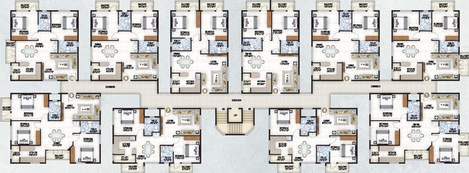 Floor Plan of Sri Sai Essel in Bileshivale, Bangalore - Image 142464