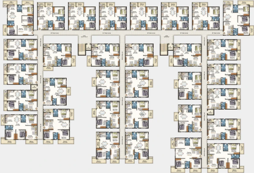 Floor Plan of SS Snowdrop in Whitefield, Bangalore - Image 138122