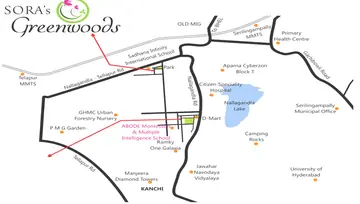 Location of Soras Greenwoods - Image 138178