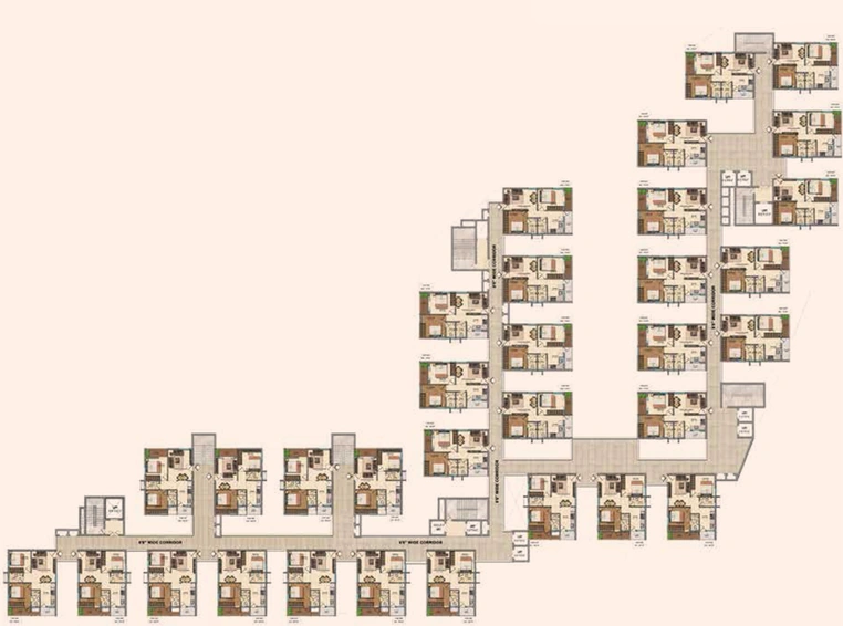 Floor Plan of Suchirindia The Tales of Greek in Shamshabad, Hyderabad - Image 138187