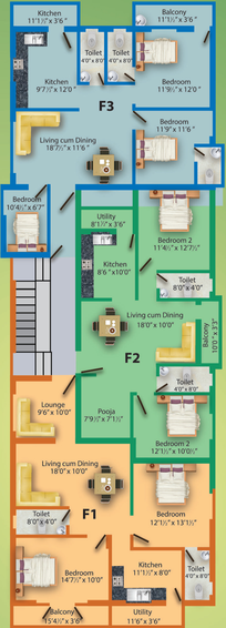 Floor Plan of MM Sastha Nivas in Ambattur, Chennai - Image 138232