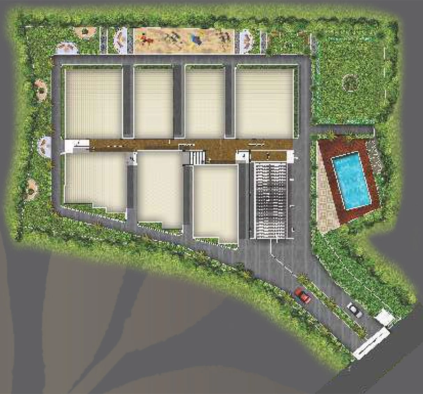 Master Plan of Sunshine LA Grand in Narsingi, Hyderabad - Image 138306