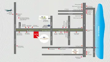 Location of NCC Urban Ivy Towers - Image 138328