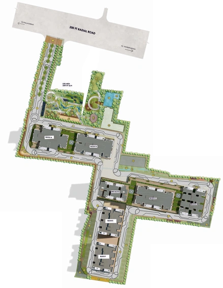 Master Plan of NCC Urban Ivy Towers in Pallavaram, Chennai - Image 138329