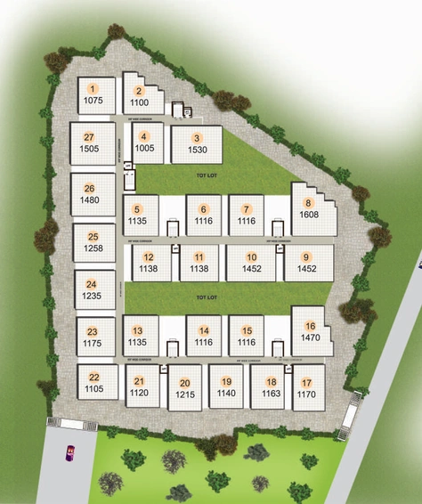 Master Plan of Technopolis Solitaire Abode in Kondapur, Hyderabad - Image 138405