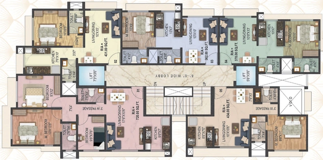 Floor Plan of KH Viewstone in Kurla West, Mumbai - Image 93135