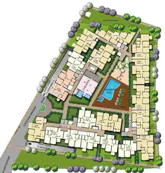 Master Plan of Umiya Woods in Whitefield, Bangalore - Image 138427