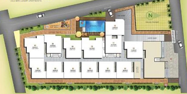 Master Plan of AR GK Residency in Ramamurthy Nagar, Bangalore - Image 138446