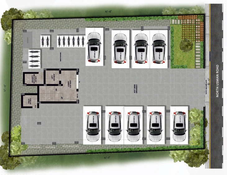 Master Plan of JKB Gurupara in T Nagar, Chennai - Image 138509