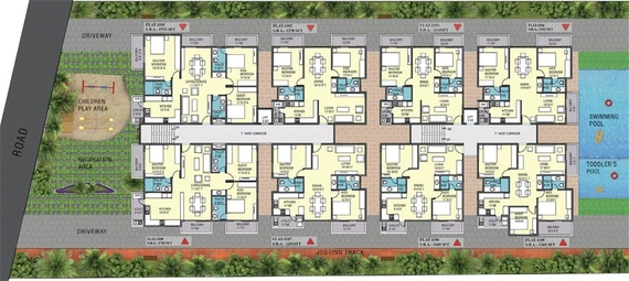 Master Plan of Pristine Meadows in Thanisandra, Bangalore - Image 138520
