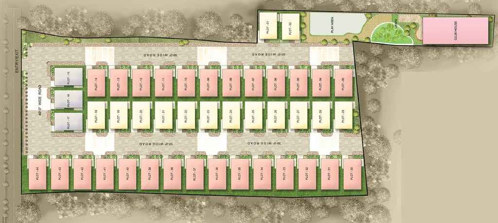 Master Plan of Tierra Sunrise in Patancheru, Hyderabad - Image 138583