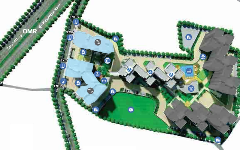 Master Plan of Godrej Azure in Padur, Chennai - Image 138631