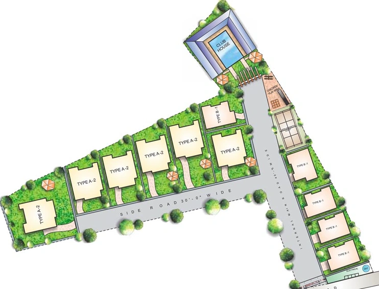 Master Plan of RF Zone in Nandi Hills, Bangalore - Image 138687