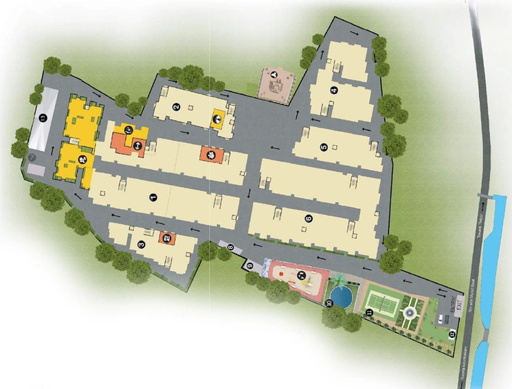 Master Plan of Advaita Blossom in Kelambakkam, Chennai - Image 138695