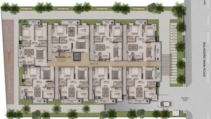 Master Plan of Mystic Nest in Varthur, Bangalore - Image 138741