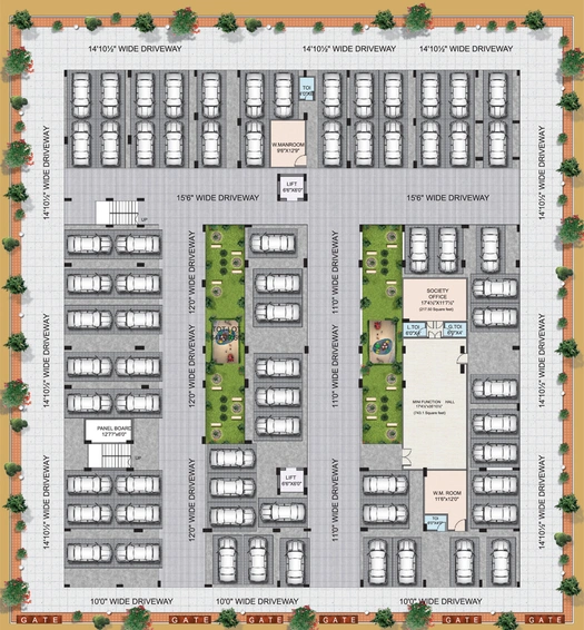 Master Plan of VR Elite Royal Grand in Chandanagar, Hyderabad - Image 138747