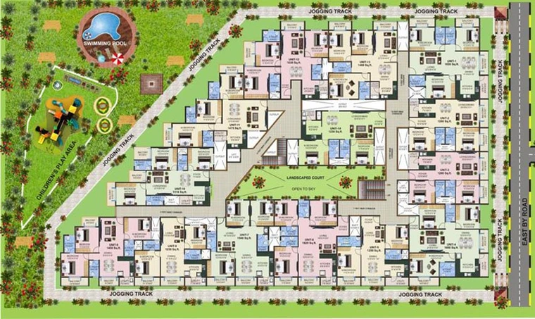 Master Plan of Nandi Forest View in Rajarajeshwari Nagar, Bangalore - Image 138762