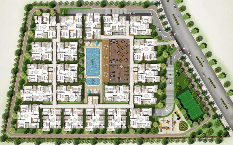 Master Plan of Navya Nisarga in Ramamurthy Nagar, Bangalore - Image 138777