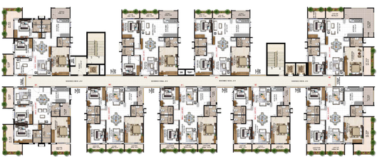 Floor Plan of Sita Exotica in Kompally, Hyderabad - Image 138802