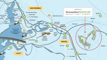 Location of Hiranandani Fortune City - Image 34818