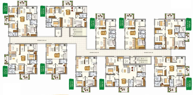 Floor Plan of Sukhii 9 in Bachupally, Hyderabad - Image 138837
