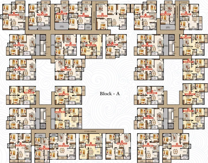 Floor Plan of Neeladri Sarovaram in Varthur, Bangalore - Image 138865
